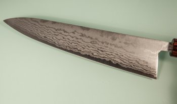 Tanaka Shigeki VG-10 Damascus Wa-Gyuto 240mm Keyaki