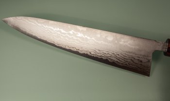 Tanaka Shigeki VG-10 Damascus Wa-Gyuto 240mm Keyaki