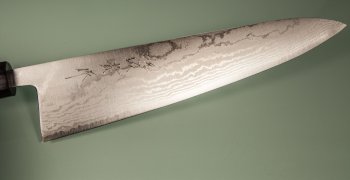 Tanaka Shigeki VG-10 Damascus Wa-Gyuto 240mm