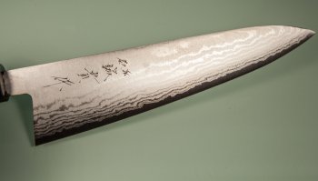 Tanaka Shigeki VG-10 Damascus Wa-Gyuto 215mm Deluxe