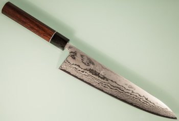 Tanaka Shigeki VG-10 Damascus Wa-Gyuto 240mm Deluxe