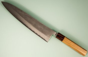 Tanaka Shigeki VG-10 Nashiji Wa-Gyuto 245mm Keyaki