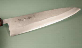 Tanaka Shigeki VG-10 Nashiji Wa-Gyuto 245mm Keyaki