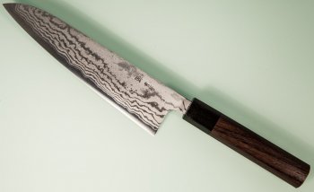 Tanaka Shigeki Aogami 2 Damascus Wa-Gyuto 185mm