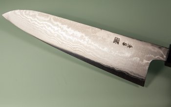 Tanaka Shigeki Aogami 2 Damascus Wa-Gyuto 185mm