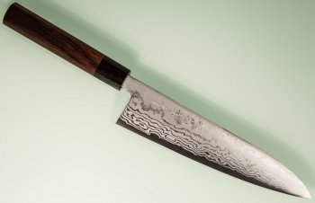 Tanaka Shigeki Aogami 2 Damascus Wa-Gyuto 210mm