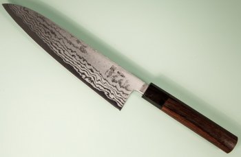 Tanaka Shigeki Aogami 2 Damascus Wa-Gyuto 210mm