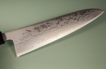 Tanaka Shigeki Aogami 2 Damascus Wa-Gyuto 210mm
