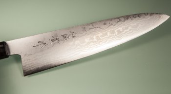 Tanaka Shigeki Aogami 2 Damascus Wa-Gyuto 245mm