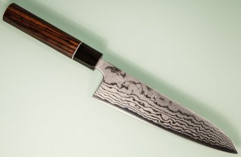 Tanaka Shigeki Aogami 2 Damascus Wa-Gyuto 185mm Deluxe