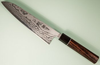 Tanaka Shigeki Aogami 2 Damascus Wa-Gyuto 185mm Deluxe