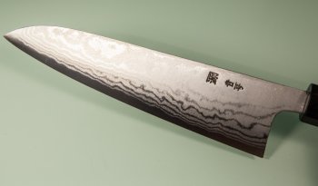 Tanaka Shigeki Aogami 2 Damascus Wa-Gyuto 185mm Deluxe