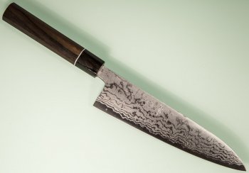 Tanaka Shigeki Aogami 2 Damascus Wa-Gyuto 210mm Deluxe