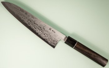 Tanaka Shigeki Aogami 2 Damascus Wa-Gyuto 210mm Deluxe