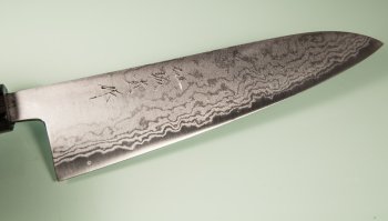 Tanaka Shigeki Aogami 2 Damascus Wa-Gyuto 210mm Deluxe
