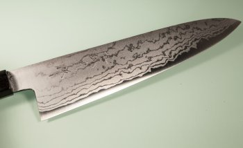 Tanaka Shigeki Aogami 2 Damascus Wa-Gyuto 245mm Deluxe