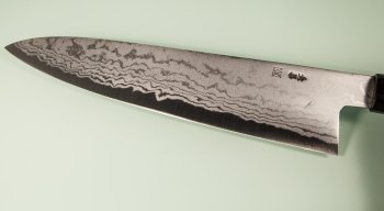 Tanaka Shigeki Aogami 2 Damascus Wa-Gyuto 245mm Deluxe
