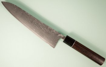 Tanaka Shigeki R2 Damascus Wa-Gyuto 210mm Deluxe