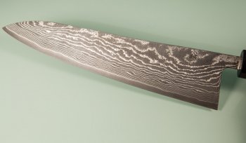 Tanaka Shigeki R2 Damascus Wa-Gyuto 210mm Deluxe