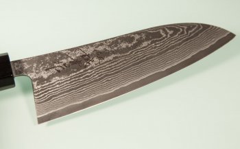 Tanaka Shigeki R2 Damascus Wa-Santoku 170mm Deluxe