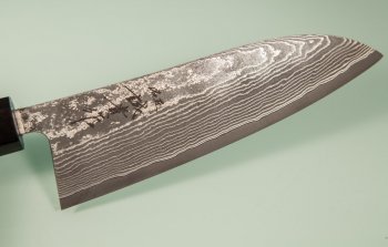 Tanaka Shigeki R2 Damascus Wa-Santoku 170mm Deluxe