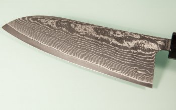 Tanaka Shigeki R2 Damascus Wa-Santoku 170mm Deluxe