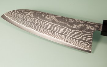 Tanaka Shigeki R2 Damascus Wa-Santoku 170mm Deluxe