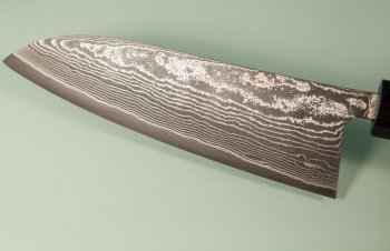 Tanaka Shigeki R2 Damascus Wa-Santoku 170mm Deluxe