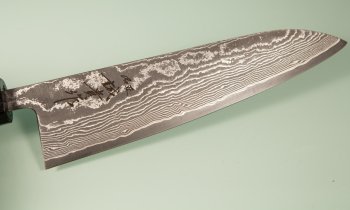 Tanaka Shigeki R2 Damascus Wa-Gyuto 180mm Deluxe