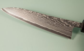 Tanaka Shigeki R2 Damascus Wa-Petty 135mm Walnuss