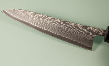 Tanaka Shigeki R2 Damascus Wa-Petty 135mm Walnuss