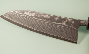 Tanaka Shigeki R2 Damascus Wa-Santoku 170mm Walnuss