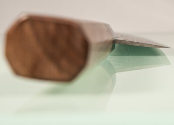 Tanaka Shigeki R2 Damascus Wa-Gyuto 270mm Walnuss