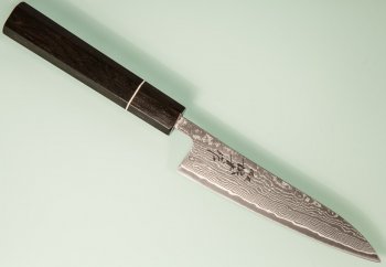 Tanaka Shigeki R2 Damascus Wa-Petty 135mm Ebony