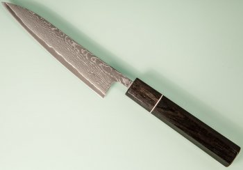 Tanaka Shigeki R2 Damascus Wa-Petty 135mm Ebony