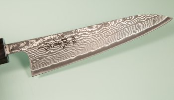 Tanaka Shigeki R2 Damascus Wa-Petty 135mm Ebony