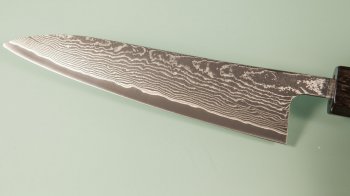 Tanaka Shigeki R2 Damascus Wa-Petty 135mm Ebony