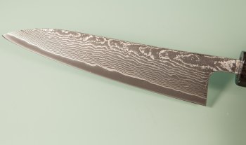 Tanaka Shigeki R2 Damascus Wa-Petty 135mm Ebony