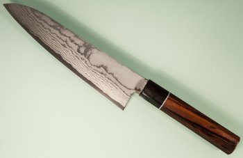 Tanaka Shigeki VG-10 Damascus Wa-Gyuto 190mm Deluxe