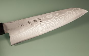 Tanaka Shigeki VG-10 Damascus Wa-Gyuto 190mm Deluxe