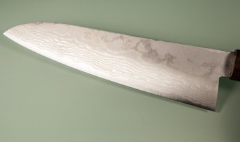 Tanaka Shigeki VG-10 Damascus Wa-Gyuto 190mm Keyaki