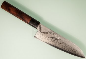 Tanaka Shigeki VG-10 Damascus Wa-Santoku 165mm