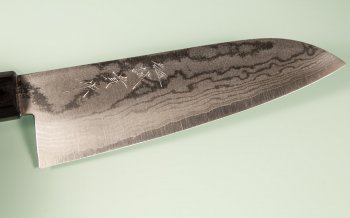 Tanaka Shigeki VG-10 Damascus Wa-Santoku 165mm