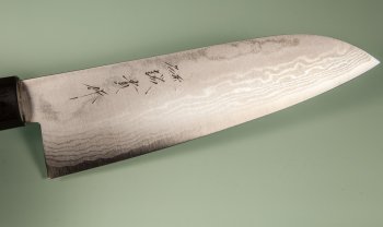 Tanaka Shigeki VG-10 Damascus Wa-Santoku 165mm