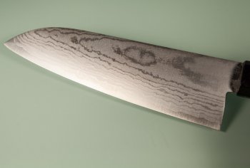 Tanaka Shigeki VG-10 Damascus Wa-Santoku 165mm Deluxe