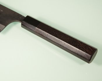 Yamamoto AS Tsuchi Kuro Damascus Wa-Nakiri 165mm