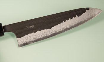 Yamamoto AS Tsuchi Kuro Damascus Wa-Gyuto 185mm