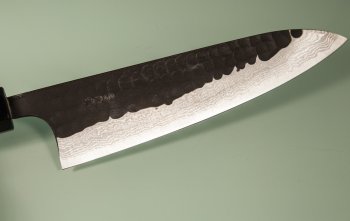 Yamamoto AS Tsuchi Kuro Damascus Wa-Gyuto 185mm