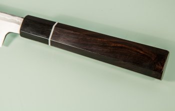 Tanaka Shigeki Aogami 2 Damascus Sashimi 230mm Ebony