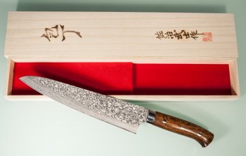 Takeshi Saji R2 Gyuto 210mm black Ironwood